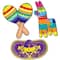 Beistle; Beistle Fiesta Maraca, Sombrero & Pinata Cutout Packs, 2ct.; Category:Party Decorations; Image:2